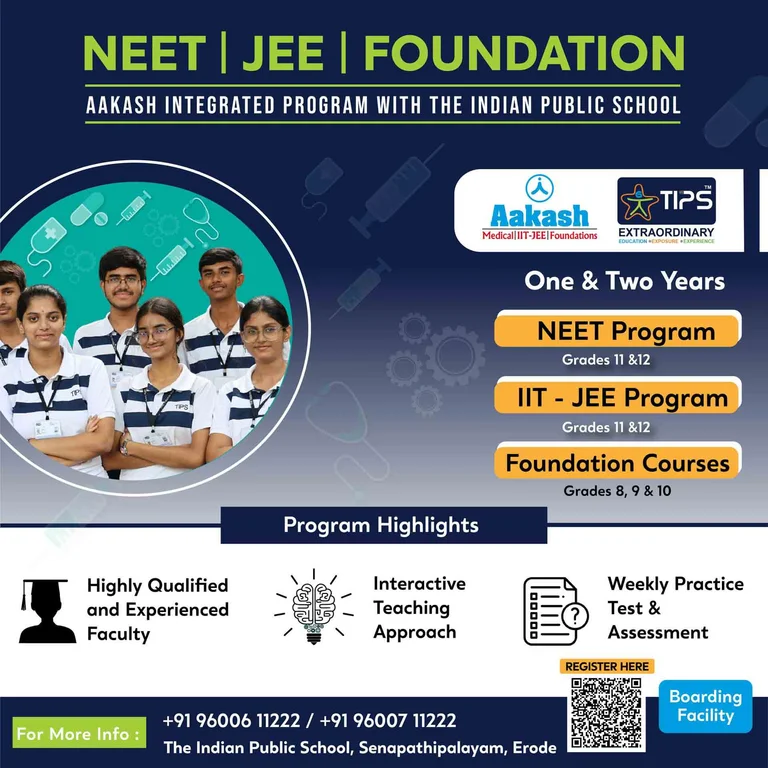 Shape Your Future at TIPS Erode | CBSE School