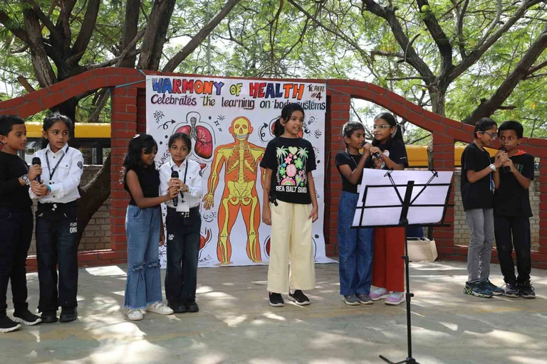 Students of Grade 4 @ TIPS celebrate Harmony of Health