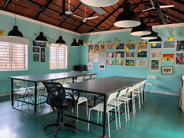 Visual arts studio