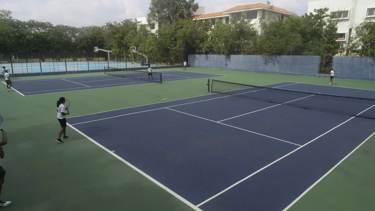 Lawn tennis courts